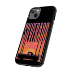 Silverado sunset truck Phone Case | Retro pickup silhouette