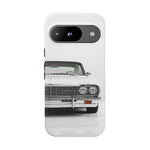 White Impala Phone Case, Classic 64 Lowrider Style Cover, Gift for Guys