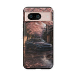 Cherry Blossom Street Scene R34 Skyline GTR Tough Case | Car Photo Cover
