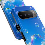 Bubbles Over Grass phone case | Tough Cover