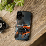 1966 GTO Orange Rainy City Tough Phone Case Cover Gift Art