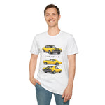 Yellow 1972 Chevelle Muscle Car T-Shirt | Classic Auto Trio Illustration