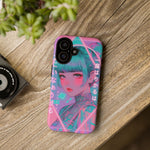 Neon Cyber Geisha phone case | Tough Case
