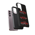 Red 1957 Bel Air Classic Car Phone Case Tough American Multi View