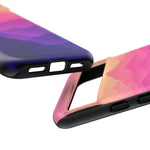 Pastel Mountain Haze Vaporwave Art Tough Phone Case