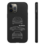 1986 Supra Triple View Line Art JDM Tough Phone Case Cover