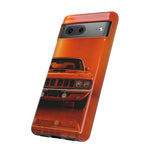 Orange Cuda Phone Case, 71 Classic Muscle Car Tough Cover