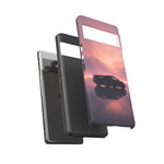 C8 Corvette Silhouette Pastel Horizon Case