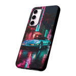 1980s Sports Car C4 Miami Nights Aesthetic Tough Phone Case