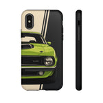 Cuda Shaker Hood Lime Light Tough Phone Case