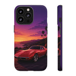 Red C3 Coastal Sunset Phone Case Classic Car Tough Case