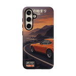 Datsun 240Z Classic JDM Sports Car Sunset Art Tough Phone Case