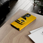 Yellow Supra Phone Case, MK4 90s JDM Legend Tough Protective Cover for Men