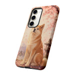 Akita Cherry Blossom Phone Case Sakura Dog Lover Gift