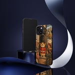 Corgi Royal Guard phone case | Cute British corgi soldier illustration