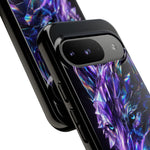 Holographic Wolf Phone Case, Fractured Prism Iridescent Cover