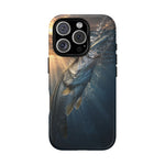 Snook Fishing Phone Case, Sunset Strike Cover for Inshore Anglers