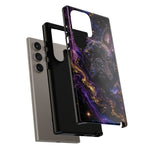 French Bulldog Galaxy Marble Art Tough Phone Case