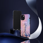 Praying Cherub Statue halo Vaporwave Aesthetic phone case