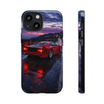 F40 Legendary Supercar Prancing Red Speed Art Tough Phone Case