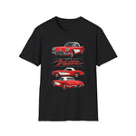 Red 1960 Corvette Convertible T-Shirt | Retro Classic Car Illustration