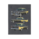 1956 DeSoto Fireflite Sedan Velveteen Throw Blanket | Vintage Auto Style