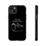 1978 Trans Am Phone Case Featuring Black Firebird Muscle Car Artwork