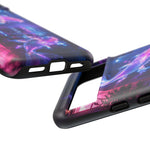 Neon Koi Reflection Vaporwave phone case | Tough Cover