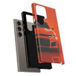 Orange Camaro Phone Case, ZL1 American Muscle Car Tough Cover for Men Gift