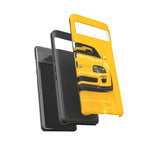 Yellow Supra Phone Case, MK4 90s JDM Legend Tough Protective Cover for Men