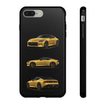 Gold Fairlady Z Classic Sports Car Tough Phone Case - 3 View