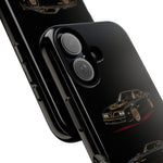 Trans Am Phone Case Black Gold, Three-View Vector Tough Cover