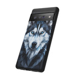 Siberian Husky Geometric Diamond Art Tough Phone Case