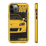 S2000 Spa Yellow Retro 90s JDM Car Tough Phone Case