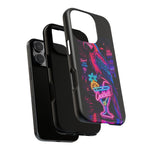 Neon Parrot Cocktails phone case | Tough Cases