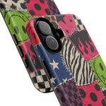 Colorful Patchwork Punk Tough Phone Case