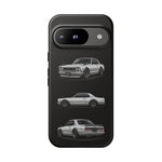 Silver Hakosuka Skyline Classic Sports Car Tough Phone Case for JDM Fans