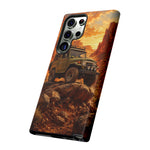 Land Cruiser FJ40 Classic 4x4 Red Rock Canyon Art Tough Phone Case