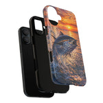 Bluefin Tuna Leaping at Sunset Fishing phone case | Tough Cover