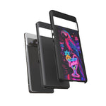 Neon Parrot Cocktails phone case | Tough Cases