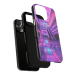 Empty Mall Escalator Vaporwave Art Tough Phone Case