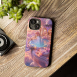 Floating Pool Deck Phone Case, Pastel Cloud 3D Render Cover