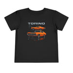 1970 Torino Toddler T-Shirt – Bright Orange Muscle Car Design