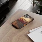 Miata Phone Case, Red JDM Roadster Golden Hour Trail Cover, Gift