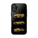 Gold Fairlady Z Classic Sports Car Tough Phone Case - 3 View
