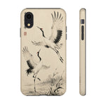 Red-Crowned Crane Sumi-e Art Tough Phone Case