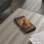 Abyssinian Warm Ticked Portrait Art Tough Phone Case