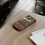57 Bel Air Phone Case, Turquoise Classic Car Country Road Cover