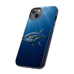 Yellowfin Tuna Phone Case, Deep Blue Water Tough Cover, Gift