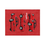 1990 Miata MX-5 Red Microfiber Throw Blanket JDM Roadster Gift